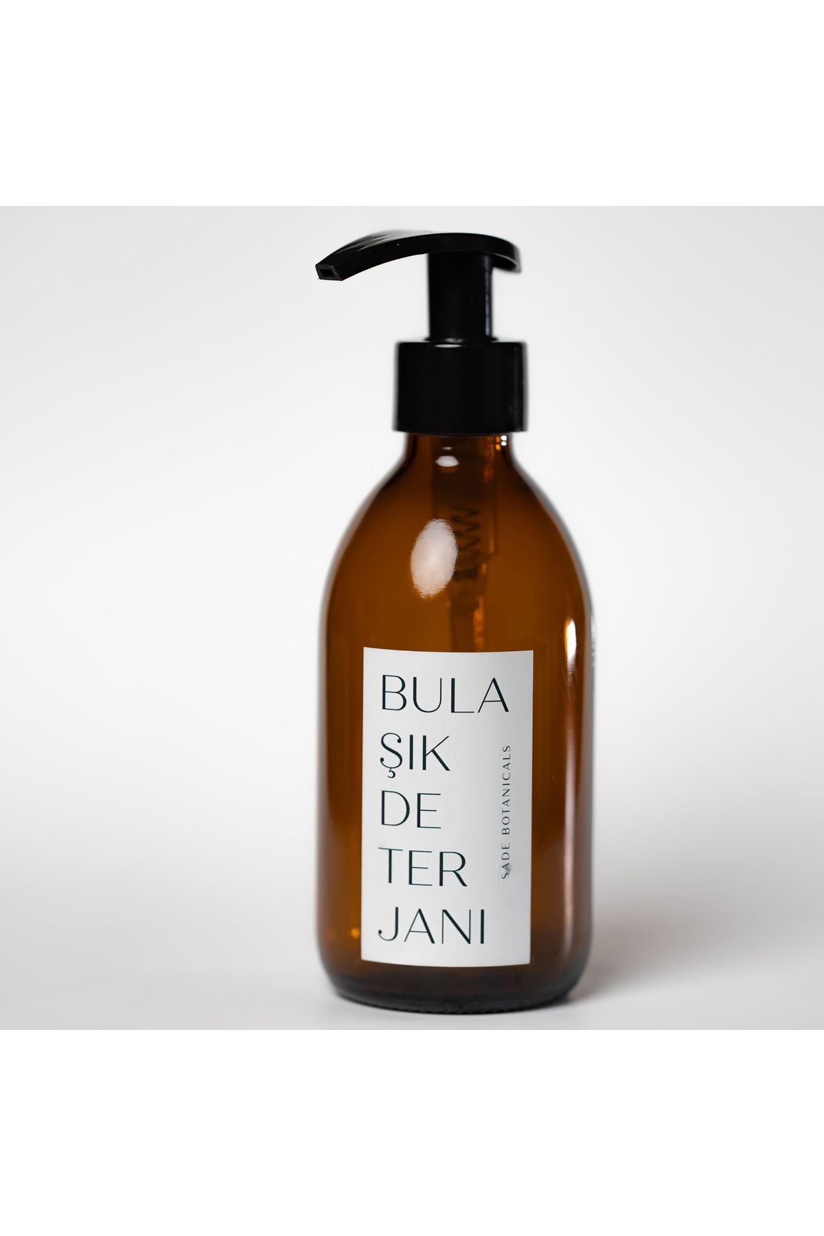 Sade Botanicals Amber Cam Şişe - Bulaşık Deterjanı - Pompalı - 250 ml