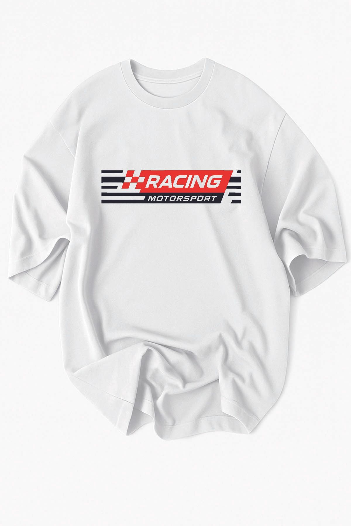 Advantage Kod Adantage Motorsport Racıng Oversize %100 Pamuk- Advantage Premium Tshirt
