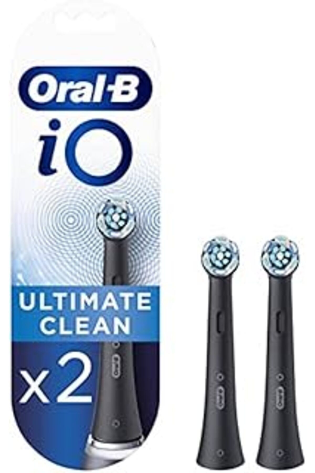 Pazarcan - Io Ultimate Clean - 2 Fırça Başlığı - Siyah - 1 Adet