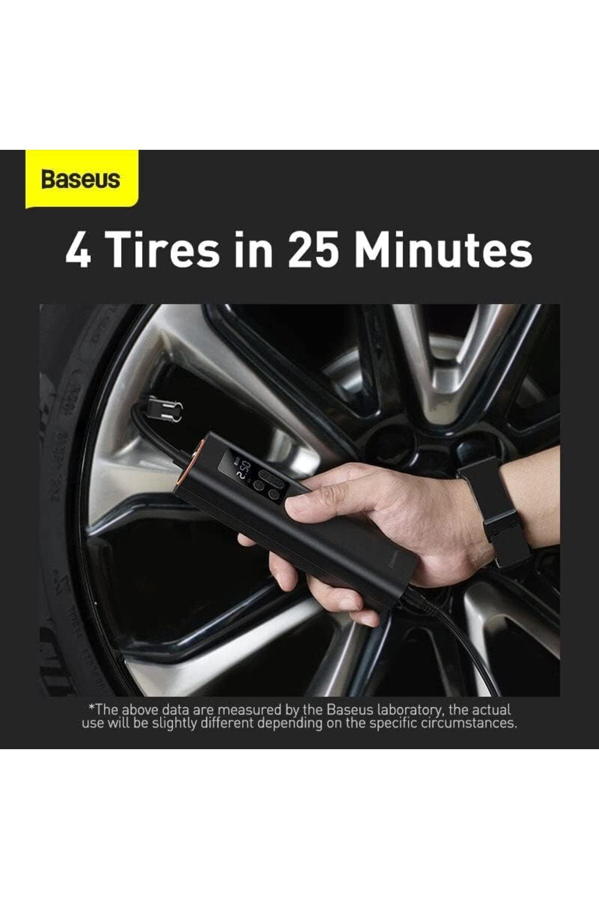 Baseus-Super Mini Inflator Pump Portable Air Compressor 9