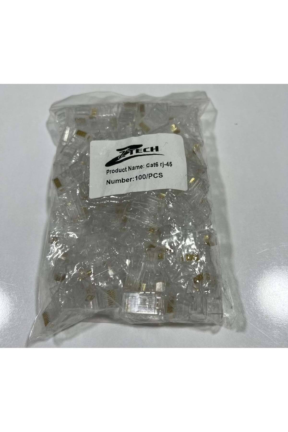 ZTECH RJ-45 CAT5 KONNEKTÖR 100 LÜ PAKET