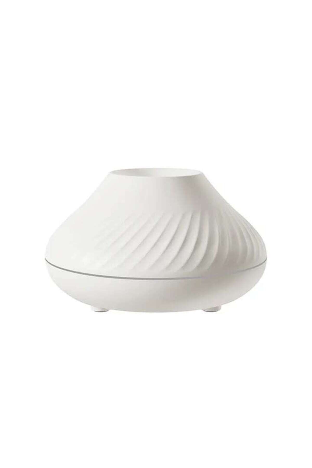Z Zeleno-Umidificator cu difuzor de uleiuri esențiale, design cu LED-uri cu flacără, 130 ml, negru, include ulei esențial 3
