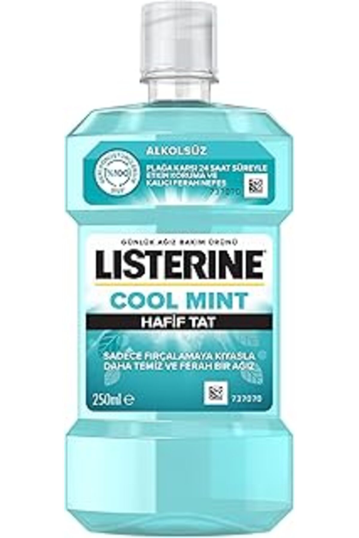 NETWORK ART Listerine, Cool Mint, Günlük Ağız Bakım Ürünü, Hafif Tat, Sıfır Alkol, Nane Aromalı, 250Ml