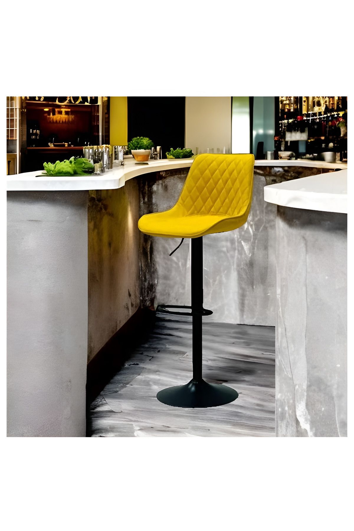 rexa-360° Rotating Bar Chair – Assembled Modern High Chair with Matching Bar Table Set 2