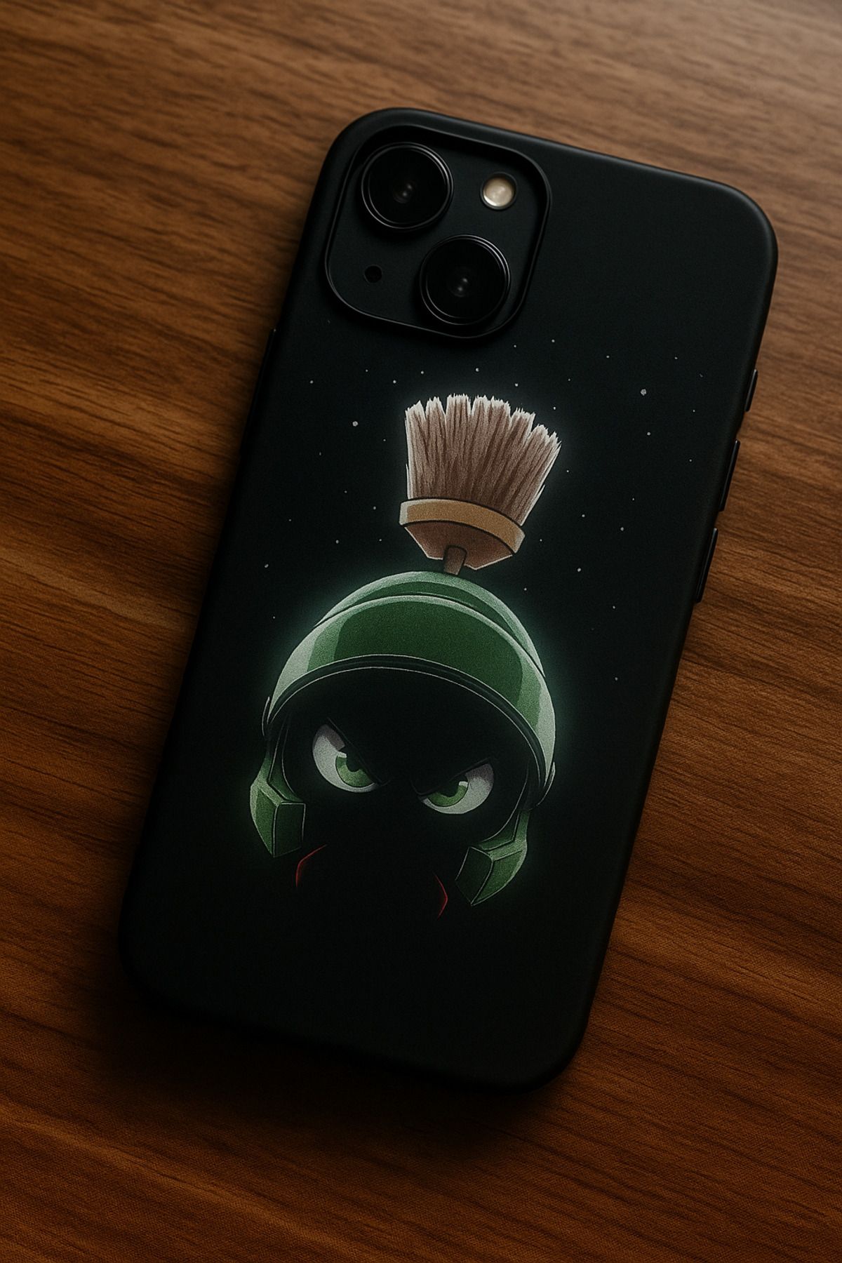 Solvia Officiall İphone 13 Slikon Marvin The Martian Temalı Telefon Kılıfı Darbe Geçirmez