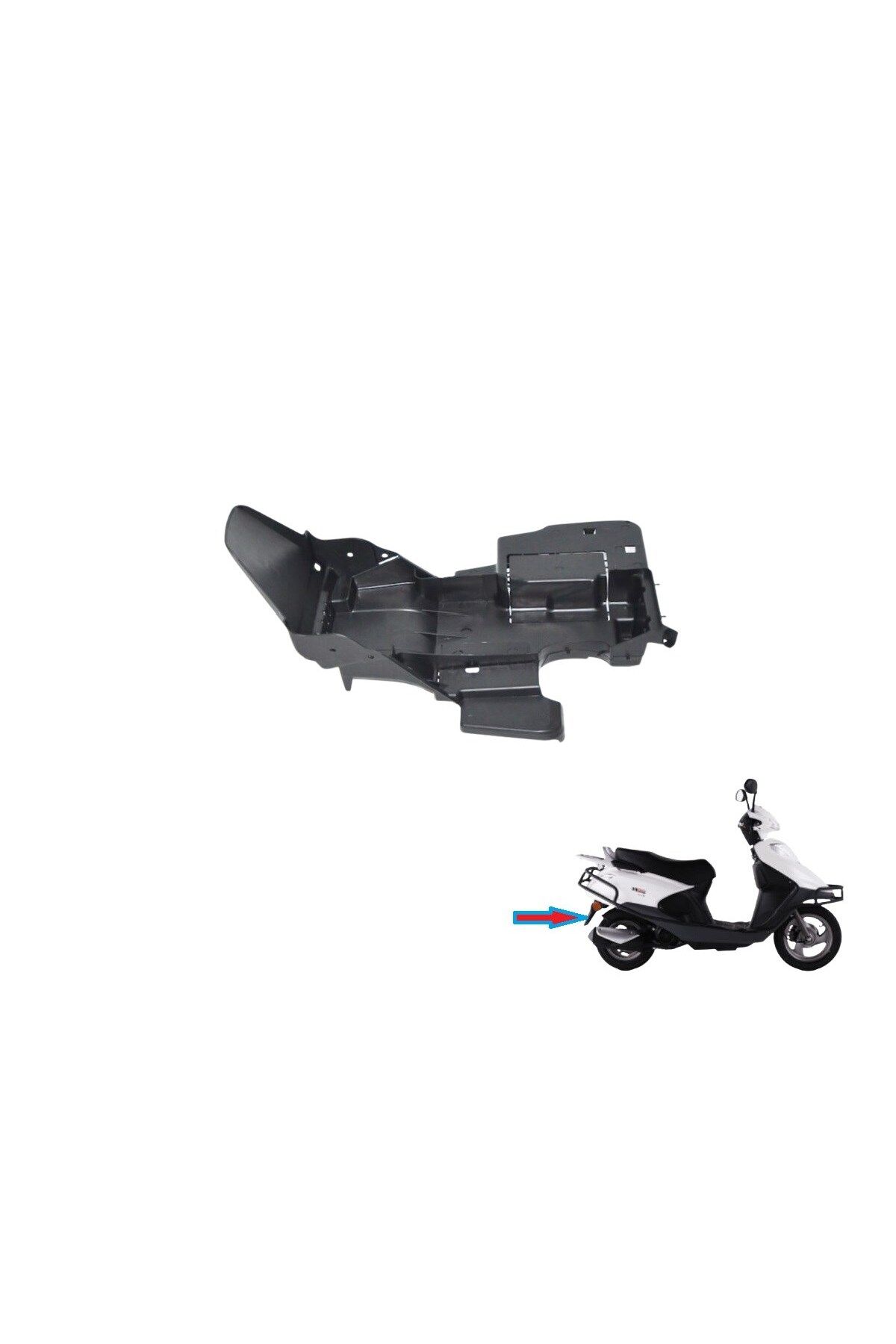 ÖZERDEM Kuba VN50 Pro / Valentino50cc Arka Çamurluk Kuyruğu