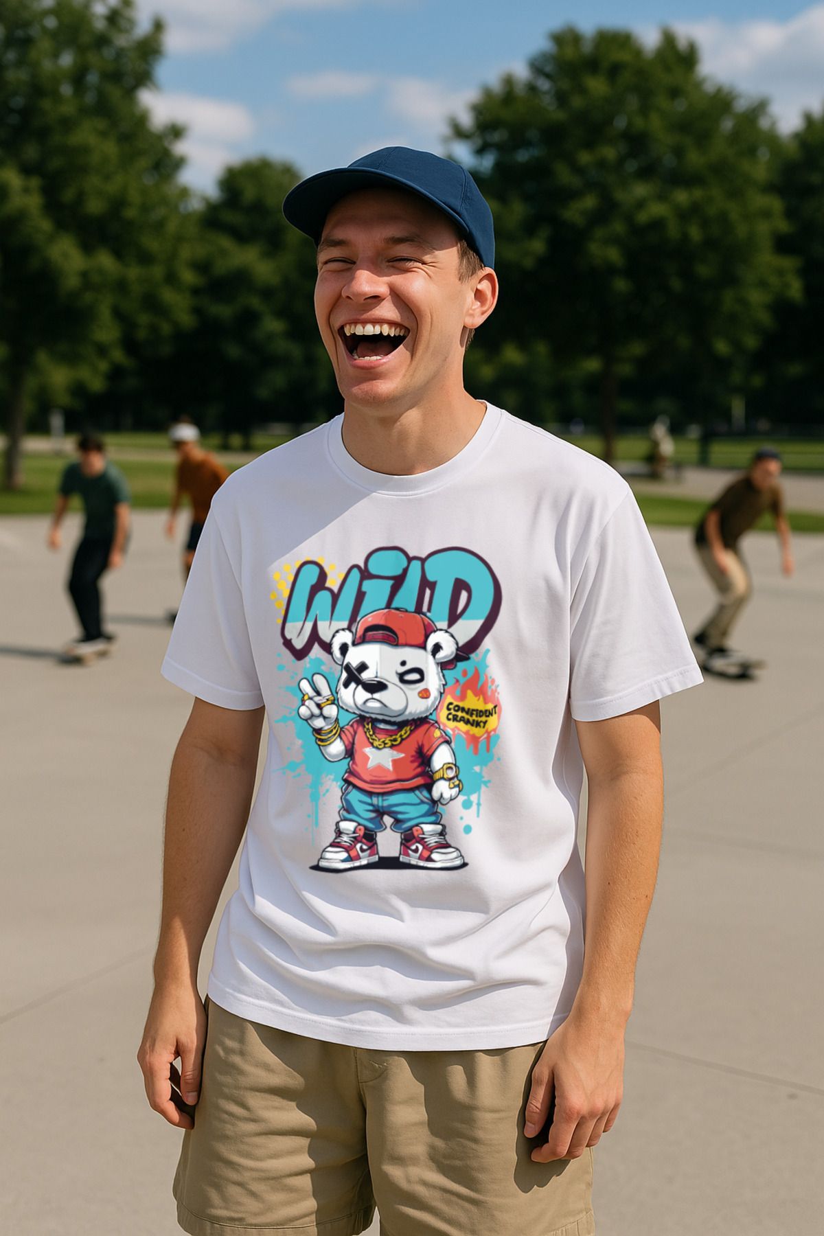 GTFzon Baskılı Unisex Oversize Premium %100 Pamuklu T-shirt
