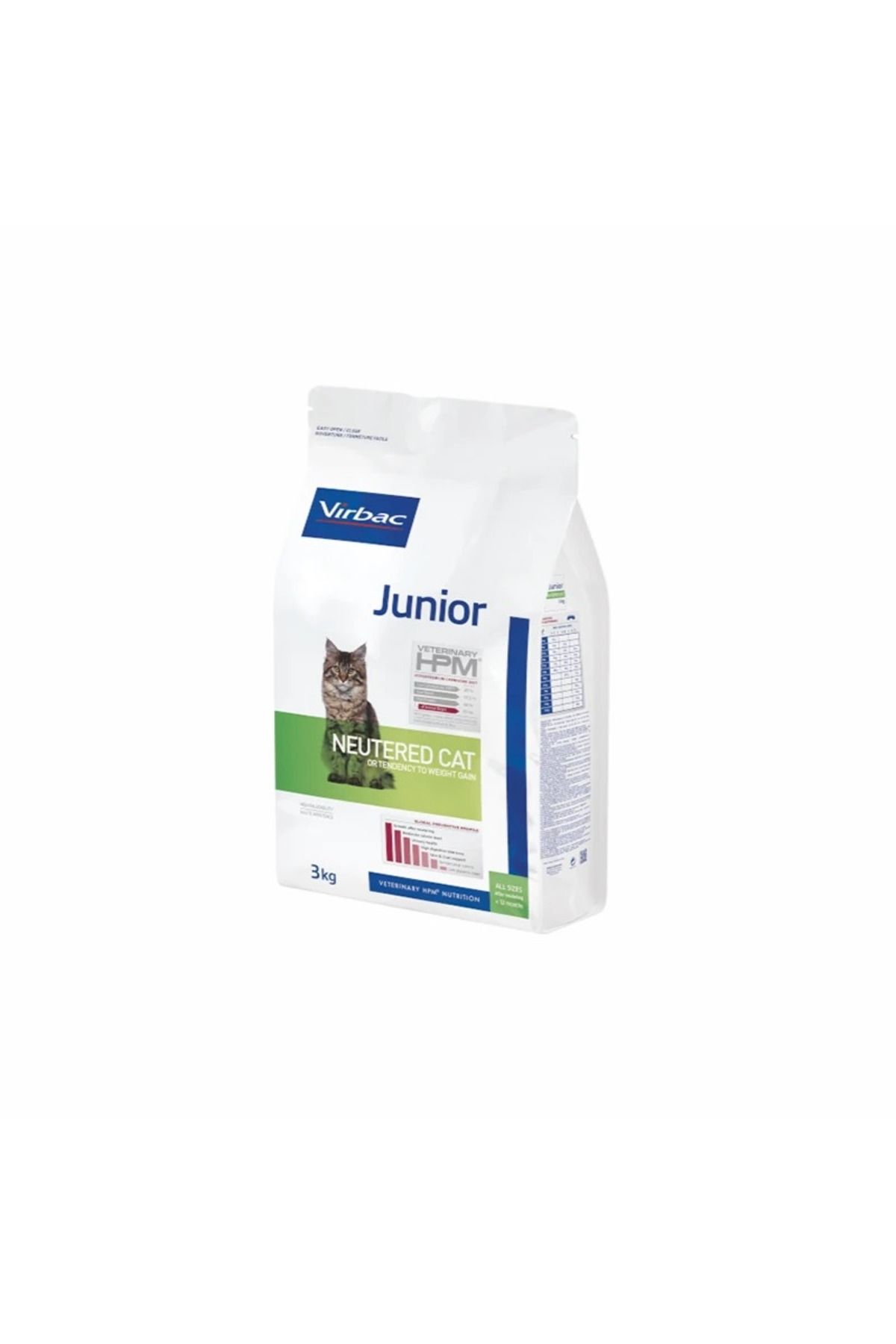 sevgipet Virbac Junior Neutered Kedi Maması - 3 kg