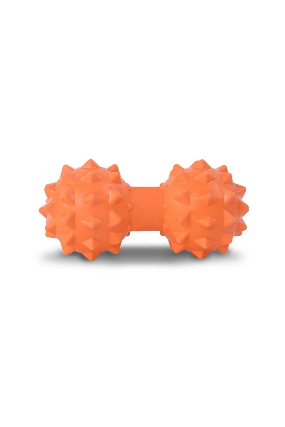 teknotrust Turuncu Renkli Dikenli Masaj Topu, Vinyl Kaplı, 6x14.4 cm, Yüksek Kalite