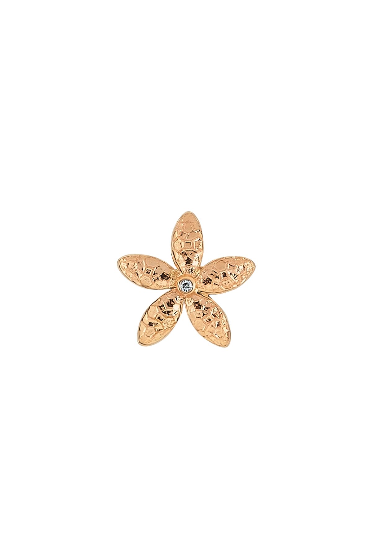 BEE GODDESS Elma Çekirdek XS Pırlanta Altın Piercing