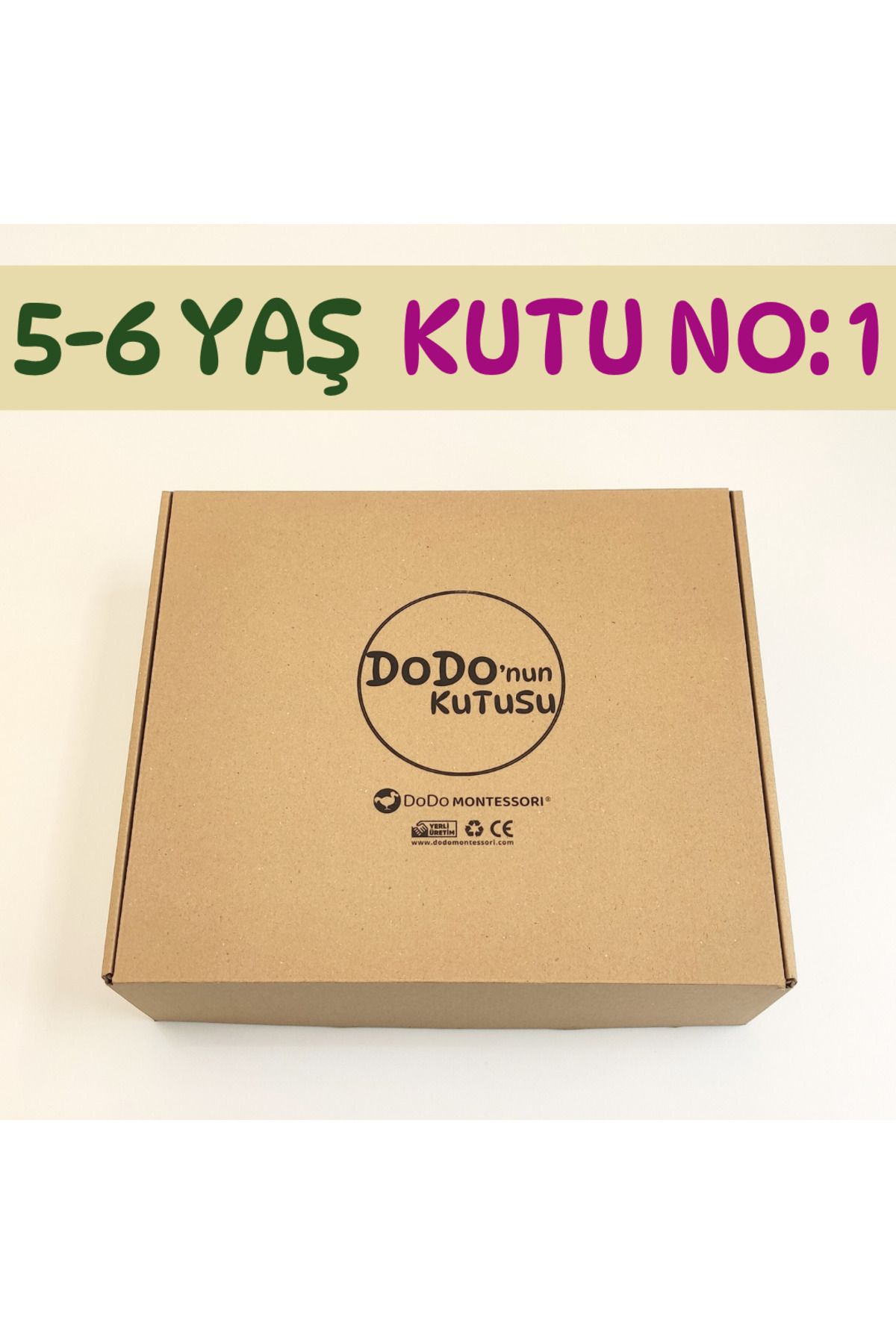 Dodo Montessori Dodo'nun Etkinlik Kutusu — Okul Öncesi Aktiviteler — 5-6 YAŞ KUTU NO:1