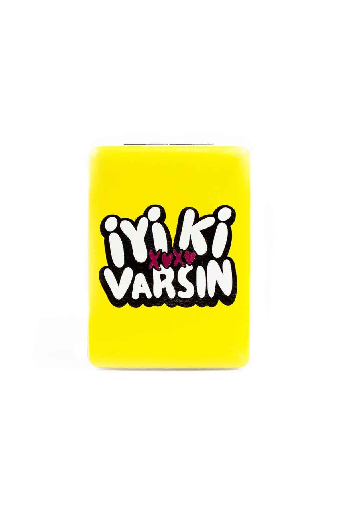 PALTO TASARIM İyi Ki Varsın Cep Çanta Makyaj Aynası - Kompakt Cep Aynası