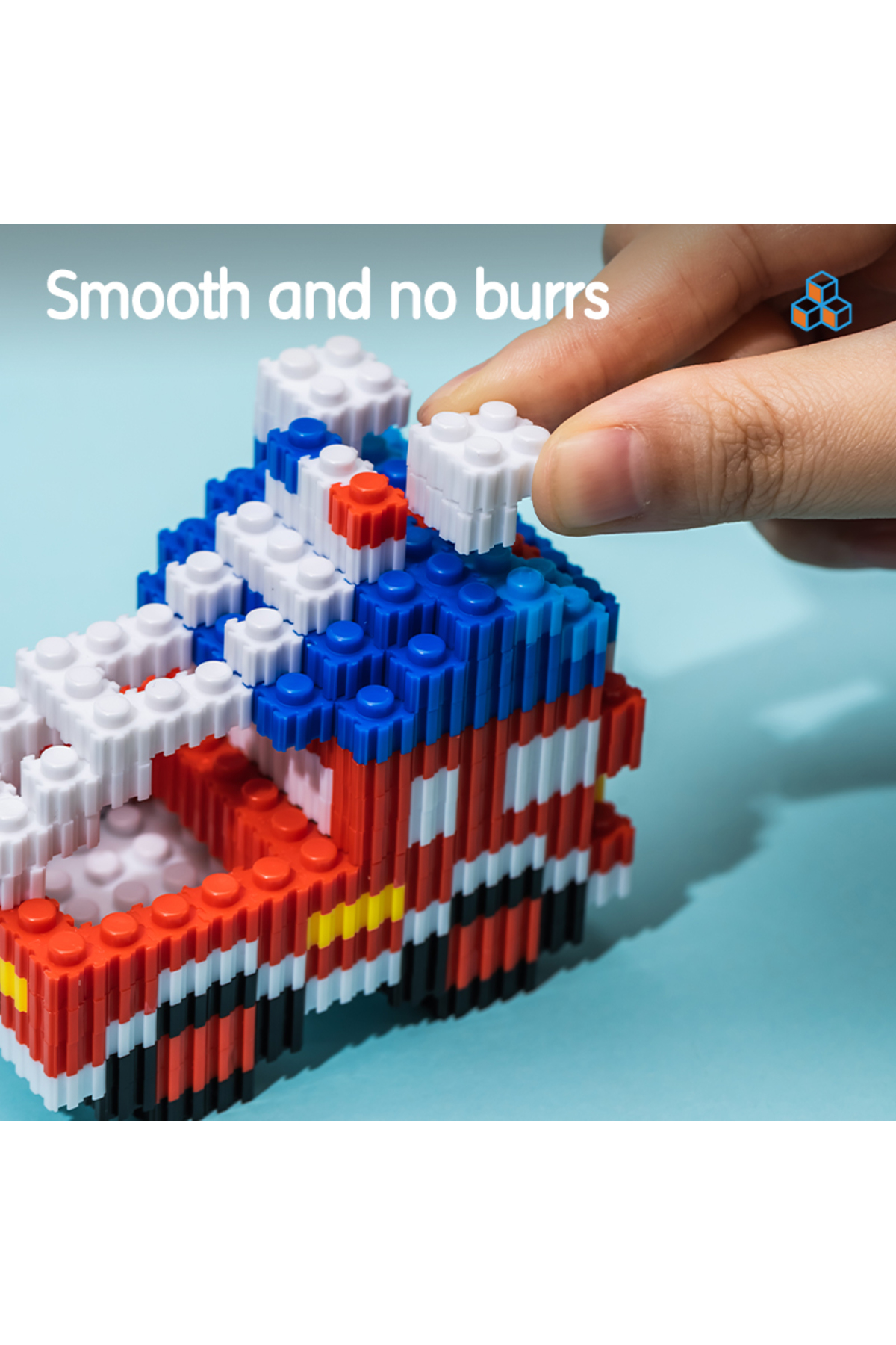 EH736 بلوکهای ساختمانی ۳۹۹ تکه، بستهٔ کمکی – ایدهآل برای بازی خلاقانهٔ ساختوساز در حوزهٔ STEM