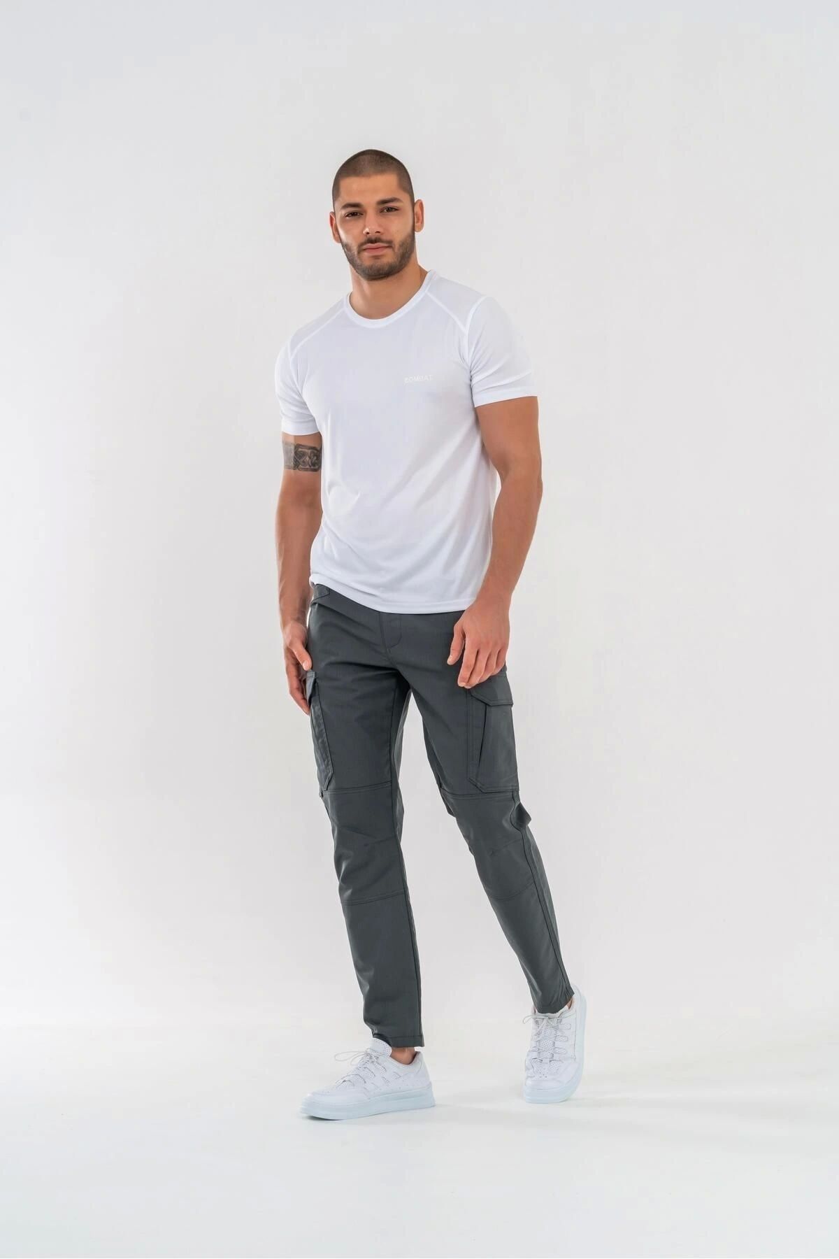 Astüm Askeri Malzeme Outdoor Taktik Pantolon Ripstop Çok Cepli Kargo Pantolonu - 502 Antrasit
