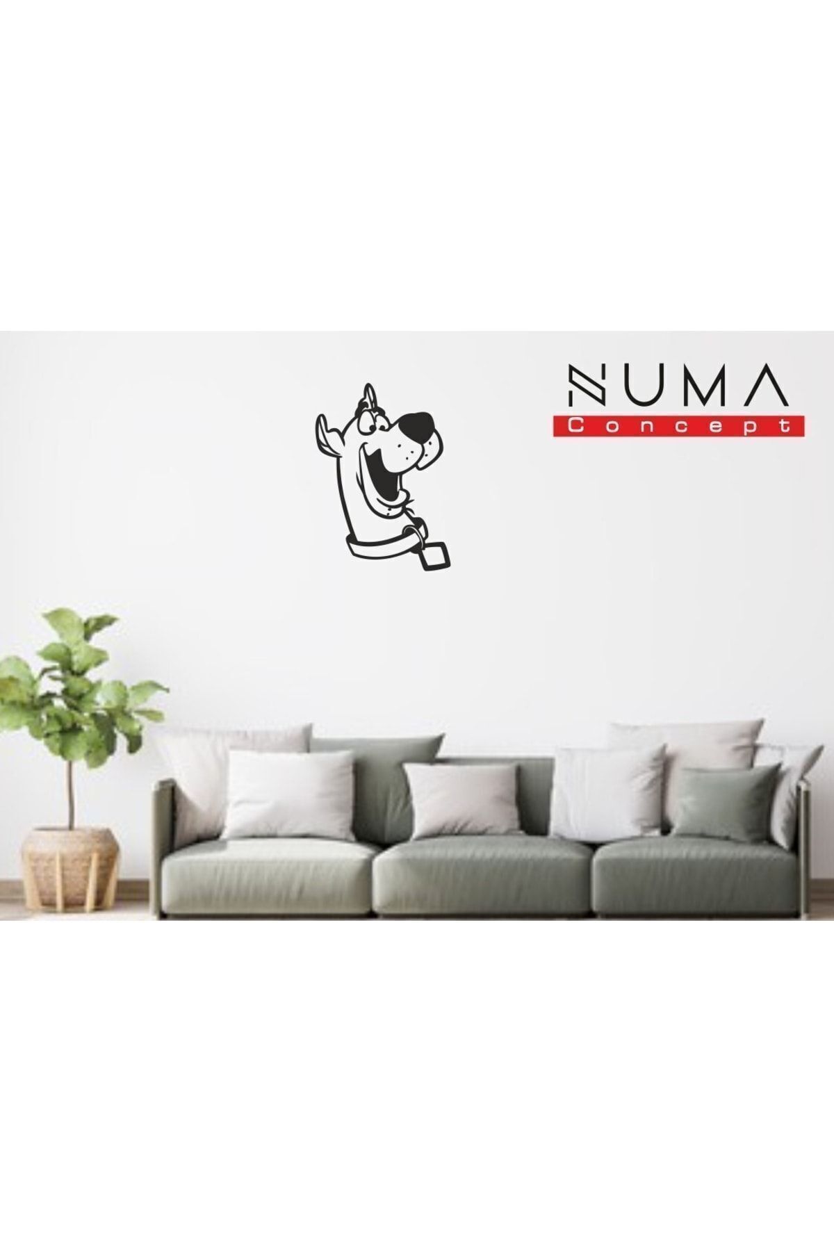 Elioure Sevimli köpek figürlü MDF duvar dekoru, lazer kesim, 33x21 cm, şık ve dayanıklı.