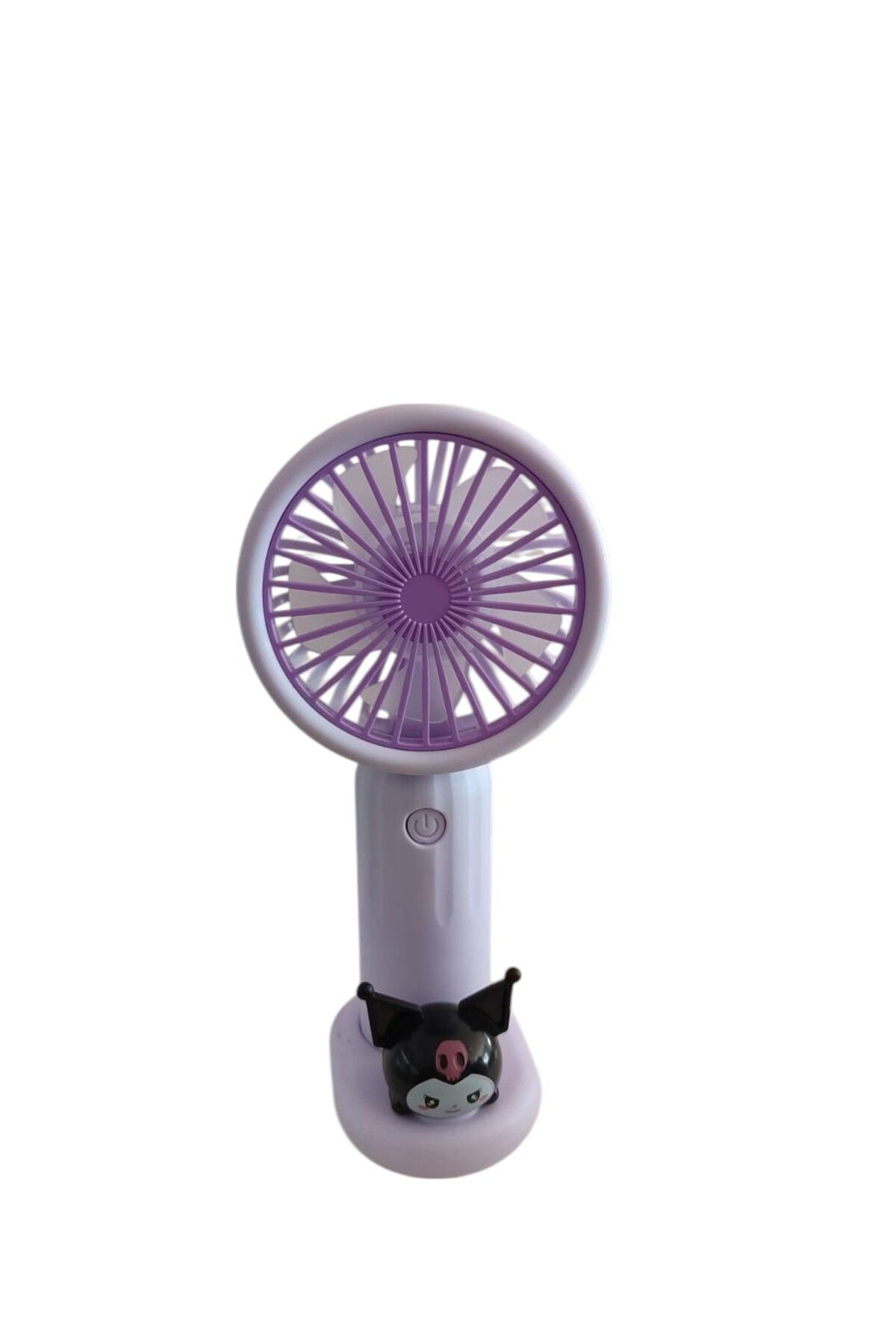 FAMEMUS ACCESSORY Kuromi Figürlü Taşınabilir Mini El Fanı – Şarjlı Hediyelik Eşya