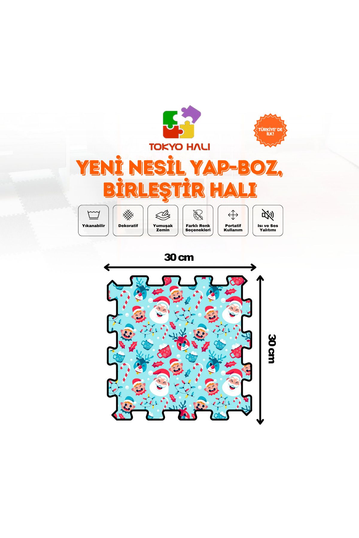 Tokyo Halı Puzzle Halı, Kendi Tasarımını Oluştur, Yapboz Halı, Peluş Halı