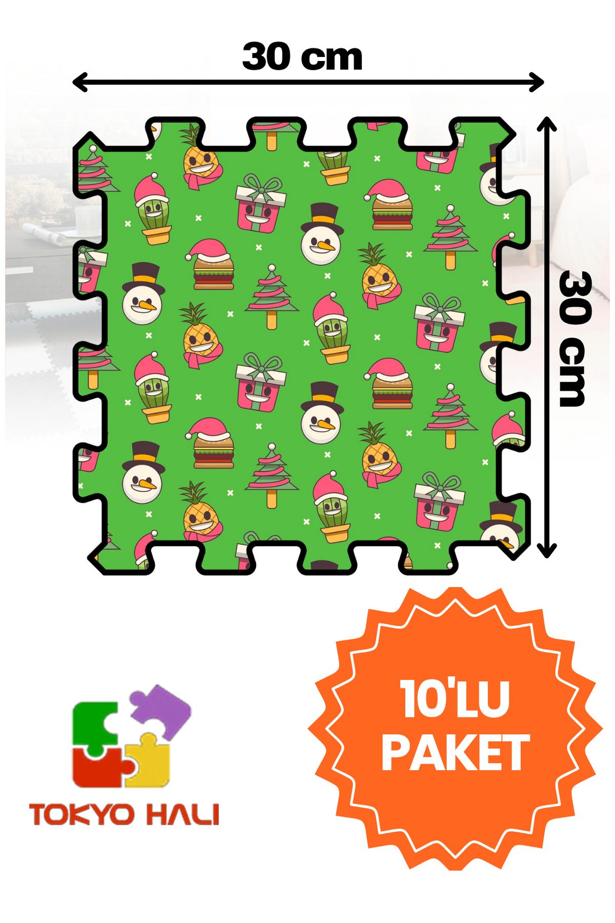 Tokyo Halı Puzzle Halı, Kendi Tasarımını Oluştur, Yapboz Halı, Peluş Halı