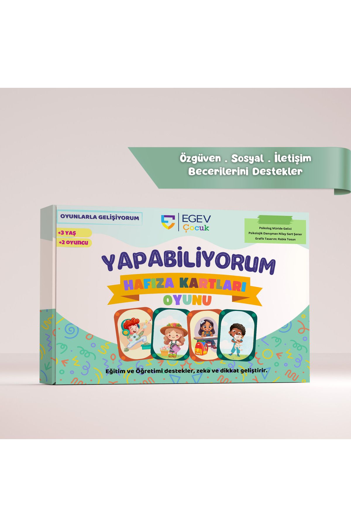 EGEV ÇOCUK Yapabiliyorum Hafıza Kartları Kutu Oyunu