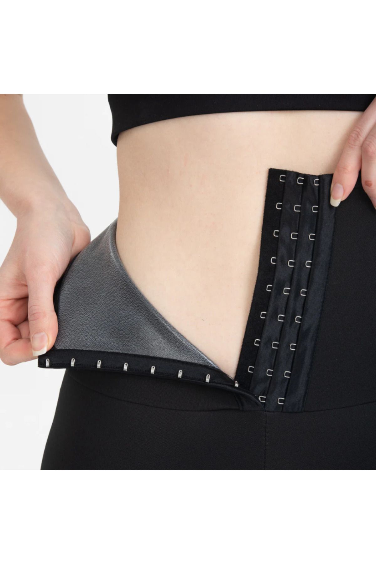 Sekors ® Zayıflatan Kopçeli Korse Tayt | Yüksek Bel, Toparlayıcı, Vücut Şekillendirici | 7 Bedende