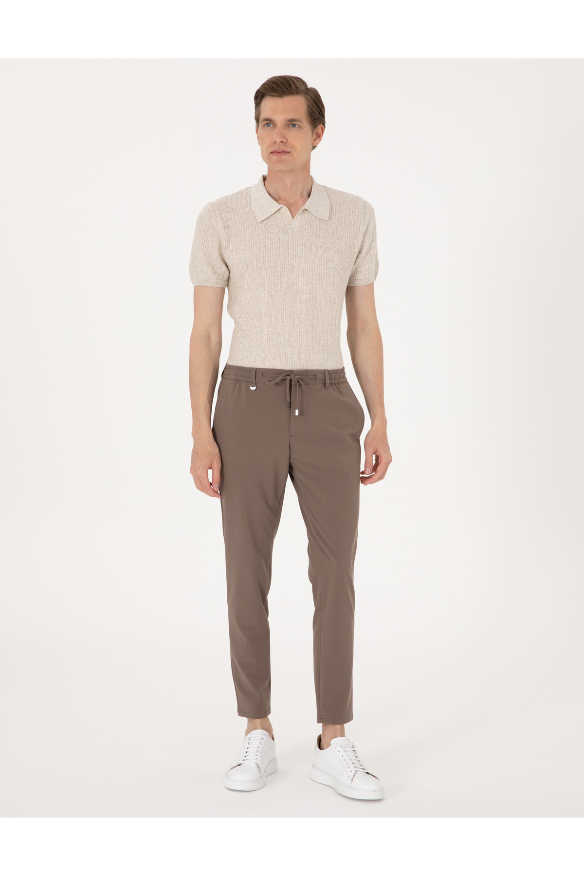 شلوار مردانه راسته فاق نرمال | پیر کاردین Pierre Cardin 2163496 - تصویر 3