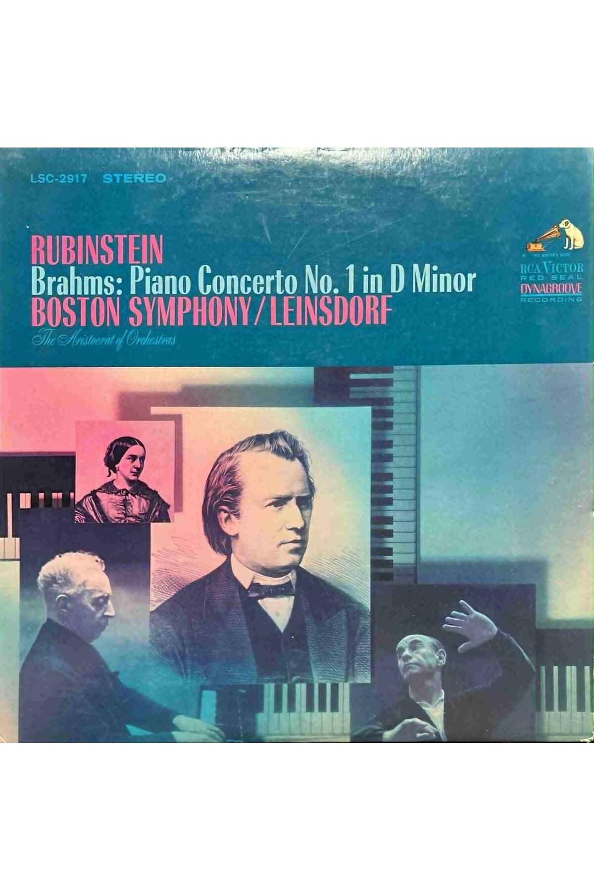 Plak İstasyonu Rubinstein Brahms Piano Concerto No. 1 Classic LP Plak