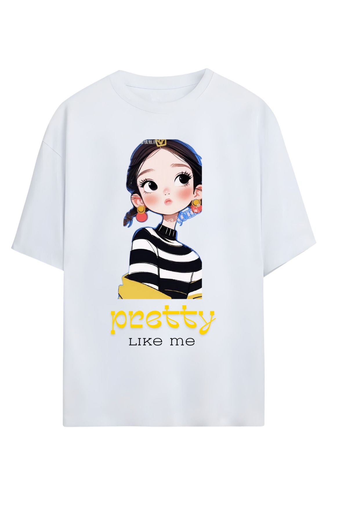 MAGORS GraffTee Unisex %100 Organik Pamuk Bisiklet Yaka Illustrasyon Baskılı Özel Tasarım T-shirt