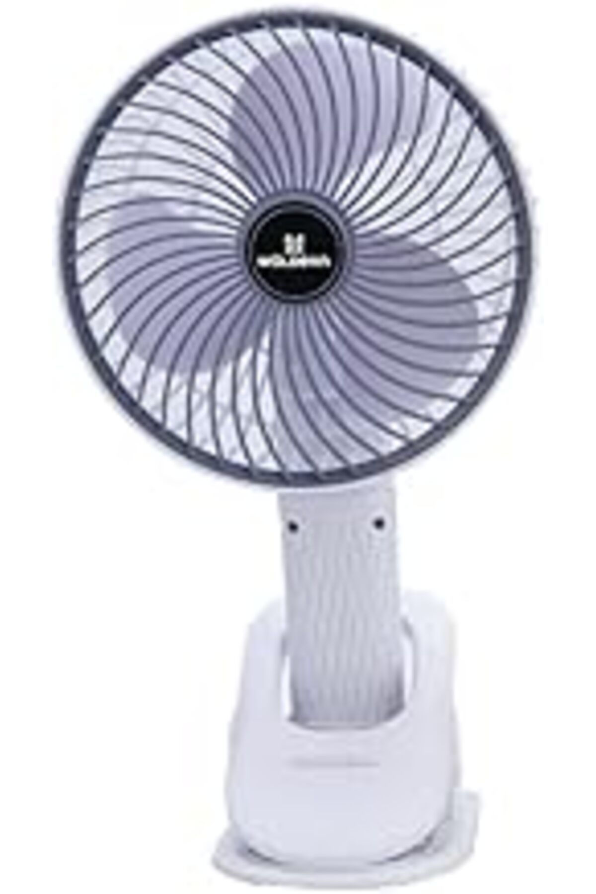 Qedii Waldern W2 Usb Kablolu 3 Kademeli Oynar Başlıklı Mini Fan Ergonomik Ev Ofis Için Sessiz Klipsli Van
