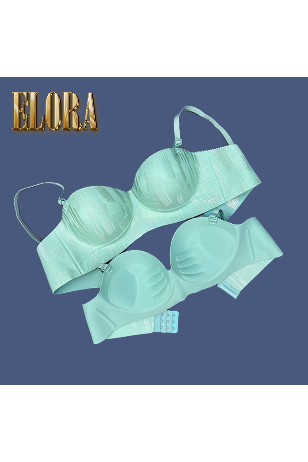 Elora LAZER KESİM MODEL TURKUAZ İÇ GİYİM ( Sütyen İz Bırakmaz )
