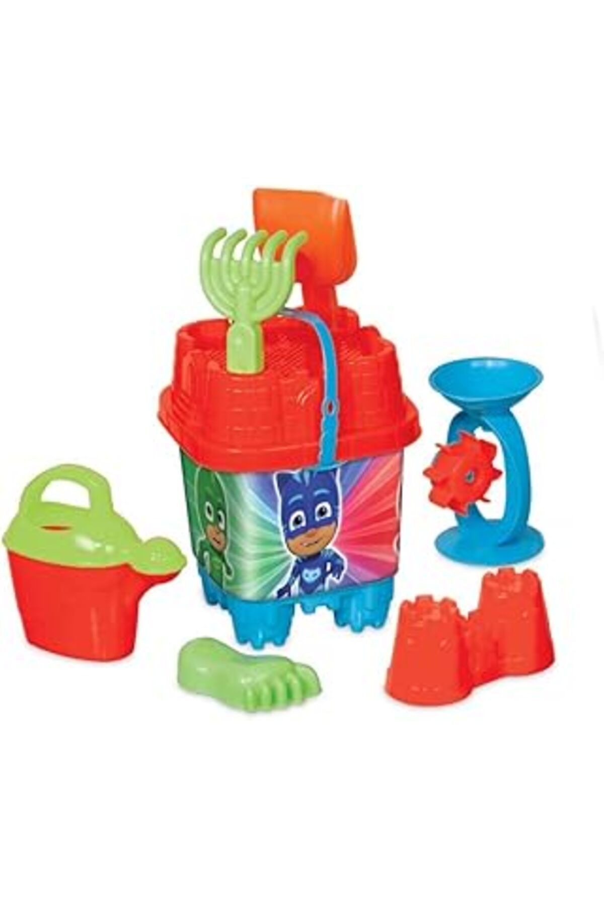Pazarcan Dede 3390 Pjmasks Büyük Kale Kova Set, Çok Renkli