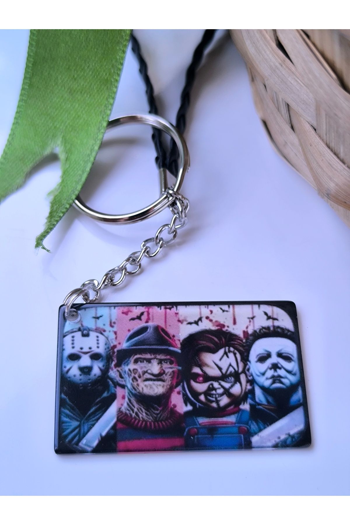 Esey Dizayn Micheal Myers - Chucky - Freddy Krueger - Jason Voorhees Anahtarlık - Sert Pleksi Ürün