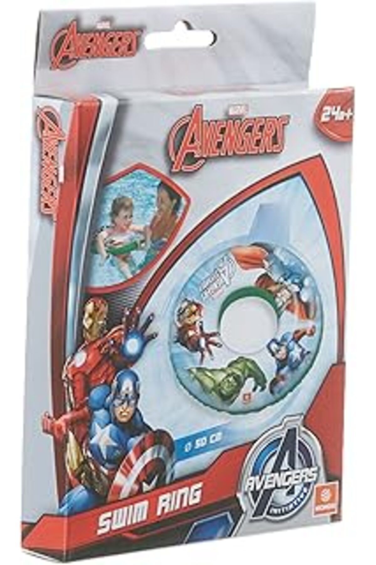Pazarcan Mondo S00016304 Mondo-Avengers Şamandıra 50 Cm Marvel Sahibi Connie Erkek 3 Yaş Arası Havuz Oyunu,