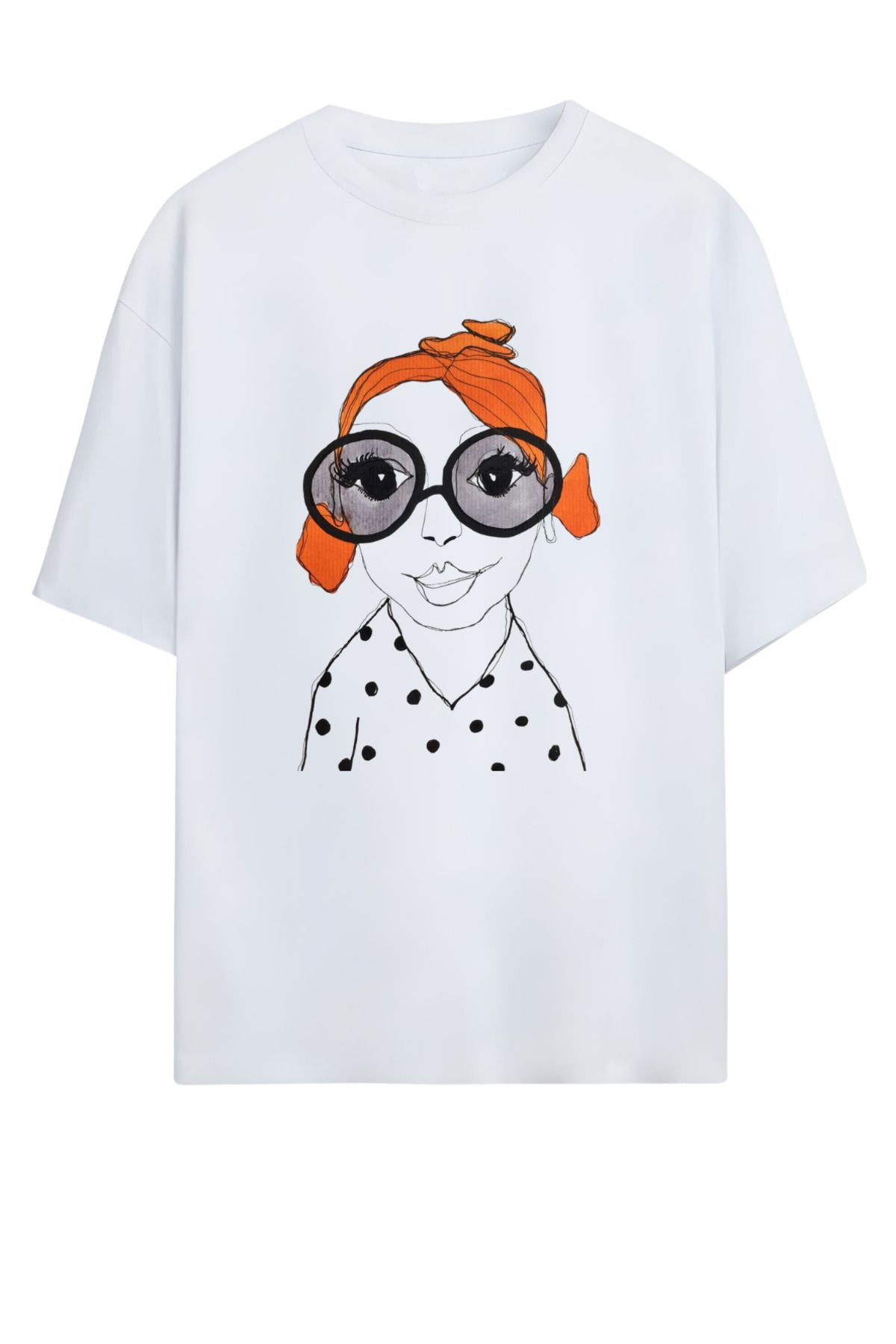 MAGORS GraffTee Unisex %100 Organik Pamuk Bisiklet Yaka Illustrasyon Baskılı Özel Tasarım T-shirt