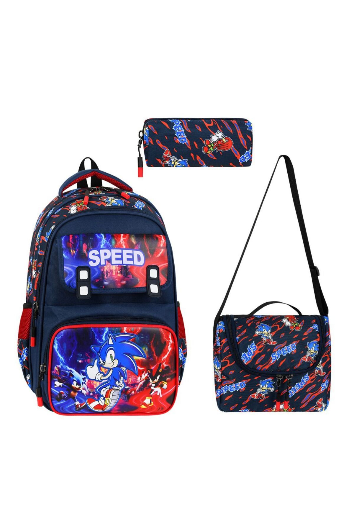 great bags Kore Tarzı Suya Dayanıklı Erkek Çocuk Ortopedik İlkokul Sırt Çantası Folyolu Beslenme Ve Kalemlikli