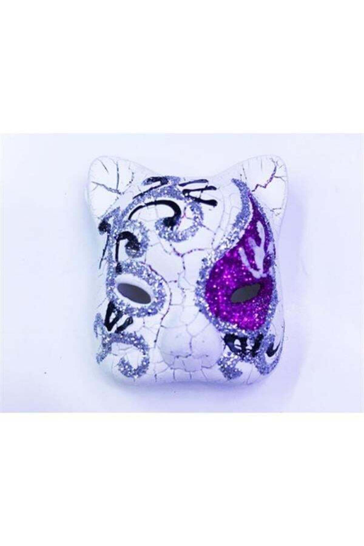 Emperium Mor Renk Venedik Kedi Model Magnet