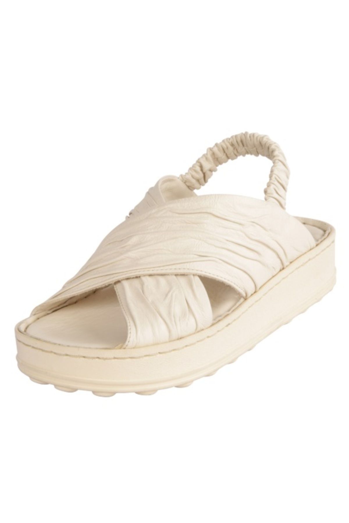 Mammamia D25YS-2585 Mammamia Hakiki Deri Ortopedik Taban Sandalet Ayakkabı