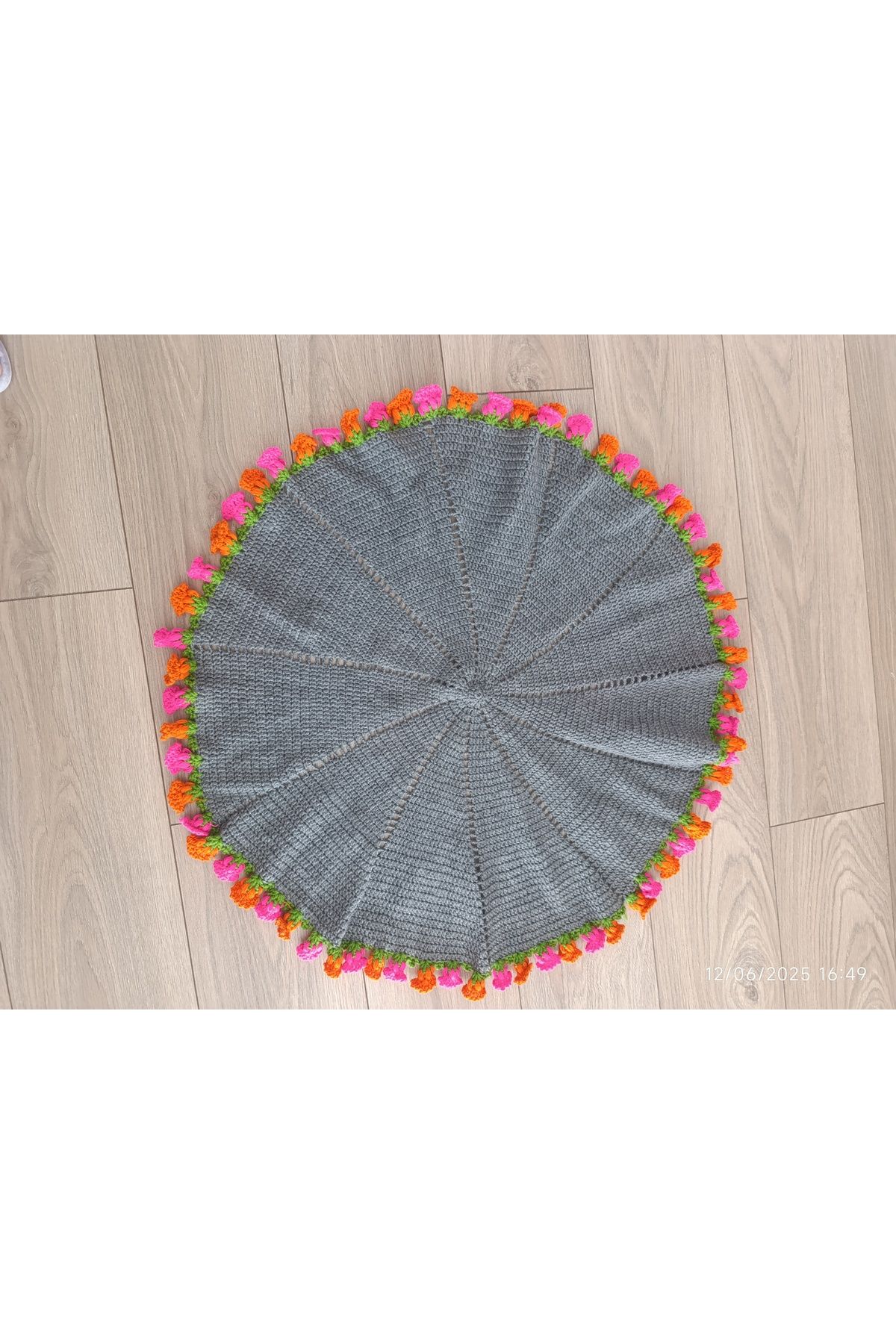 Renna Accessories Renkli çiçek buket örgü
