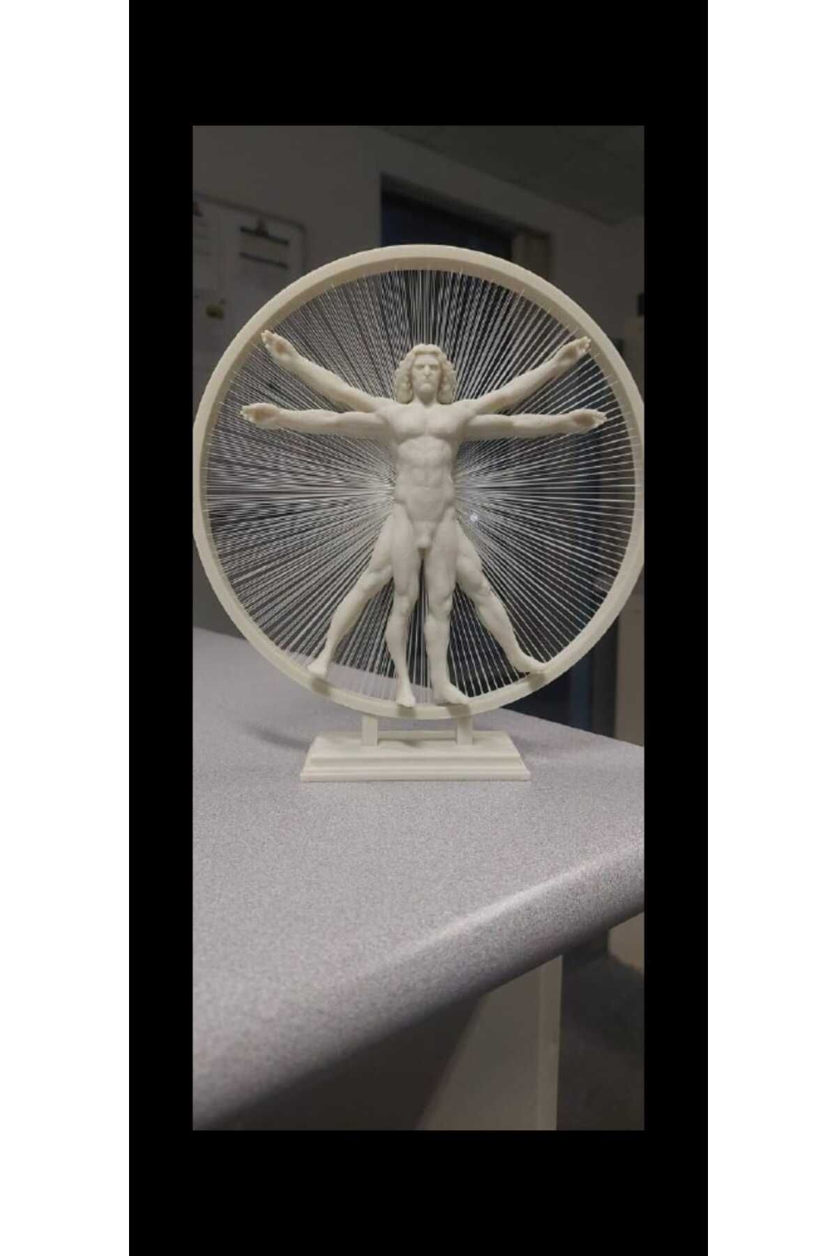 ValoriaConcept 🧍♂️ Vitruvian Man Figürü – Leonardo Da Vinci’nin Efsanevi Insanı! 🧍♂️