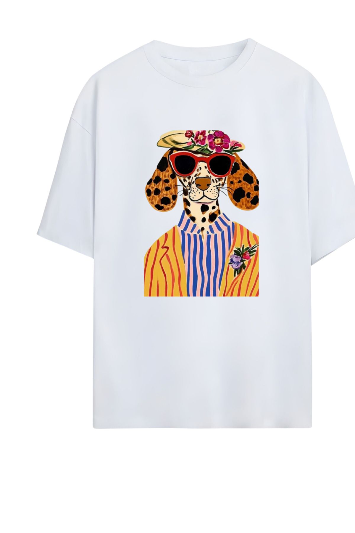 MAGORS GraffTee %100 Organik Pamuk Bisiklet Yaka Illustrasyon Baskılı Özel Tasarım T-shirt