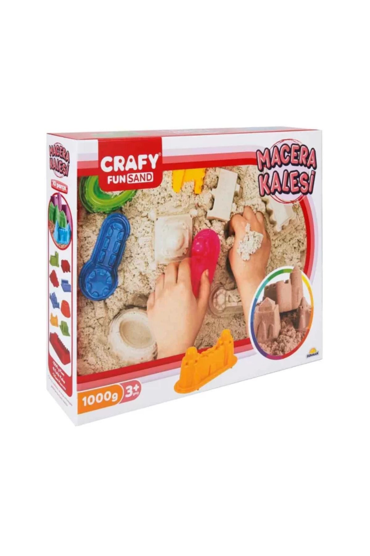 Angel Of Life Crafy Macera Kalesi Oyun Kumu Seti 8 Parça 1000 g