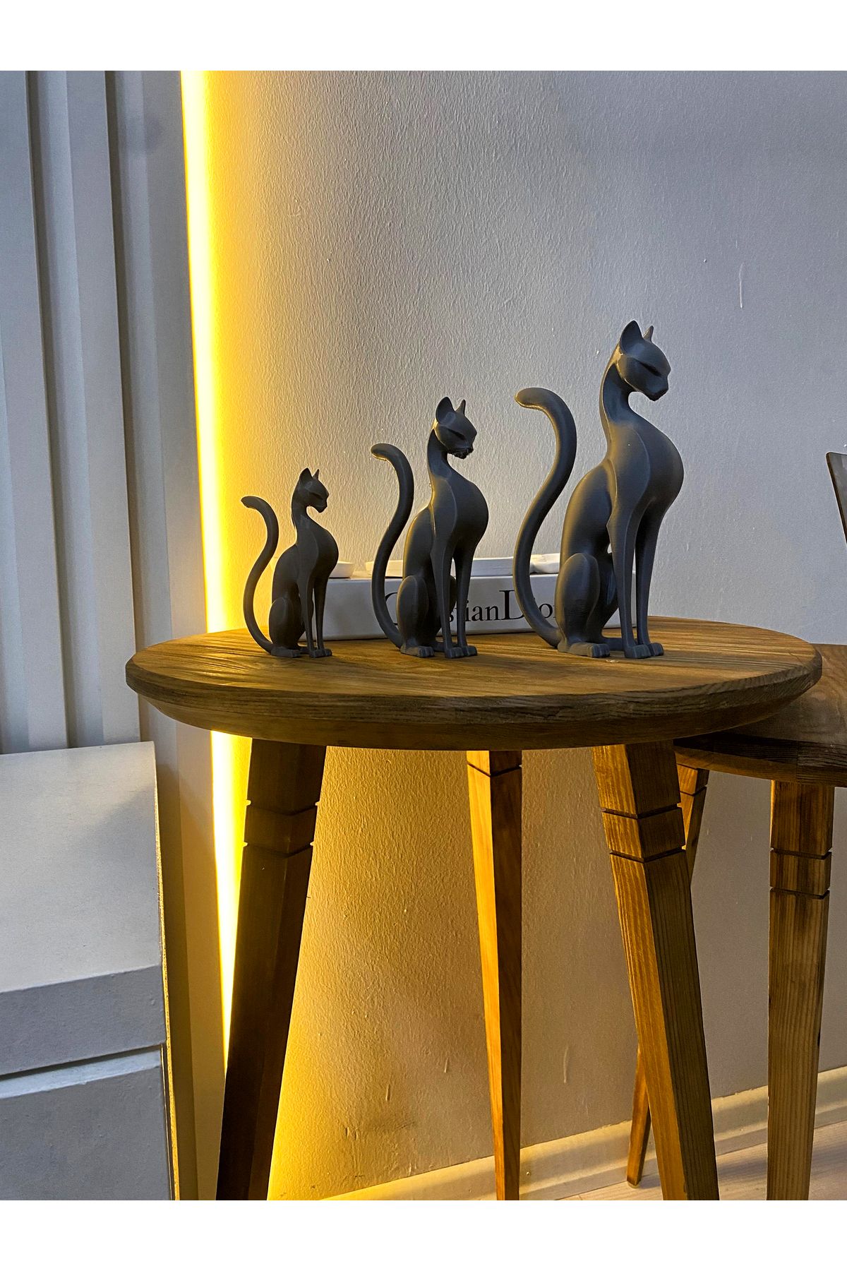AsiMetRi DEKORATİF KEDİ BİBLO