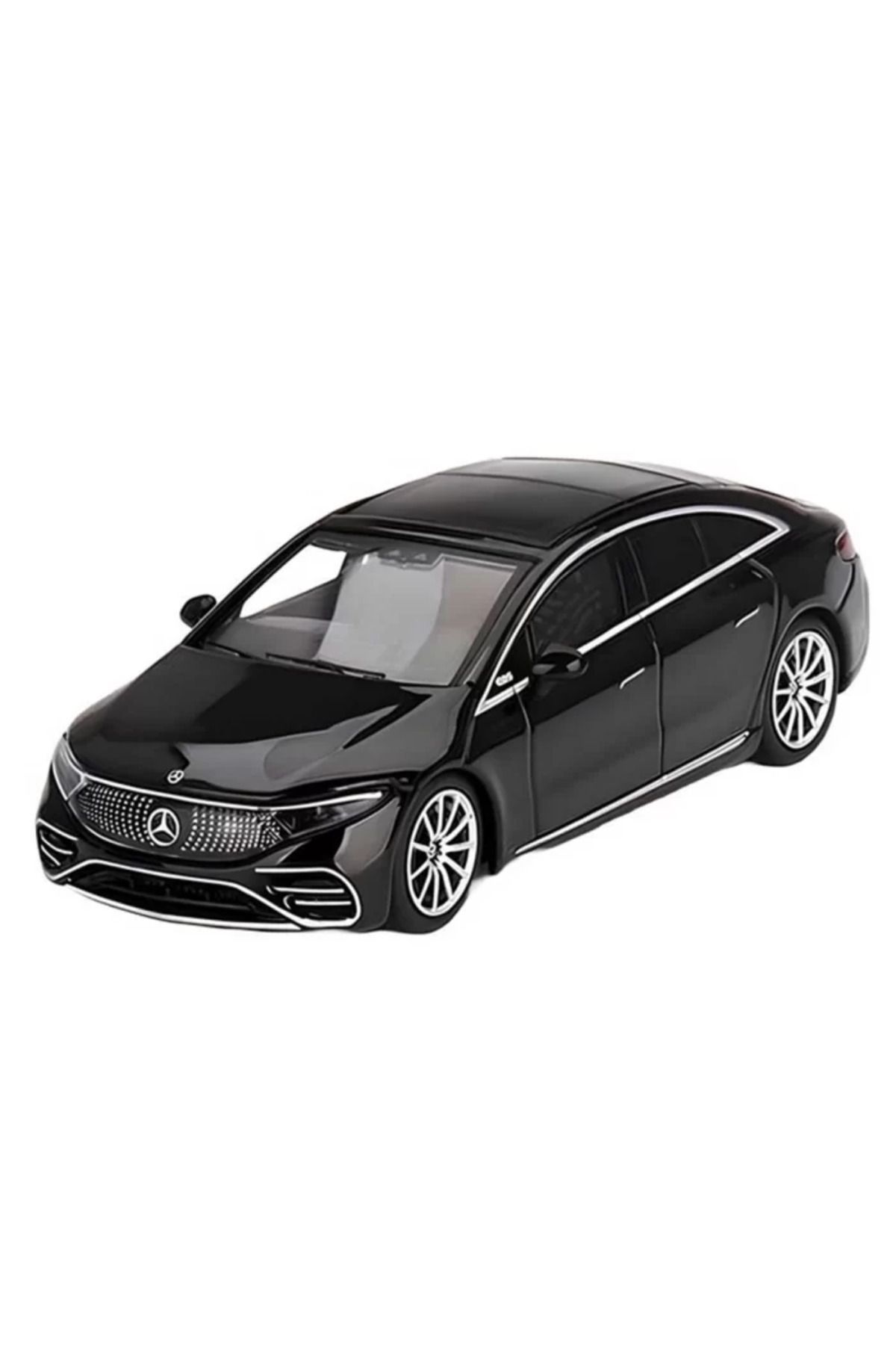 Angel Of Life Mini Gt 1:64 Mercedes-Benz EQS 580 4MATIC Black