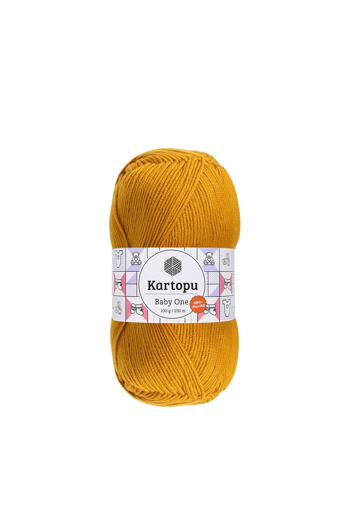 Kartopu Baby One %100 Anti-pilling Bebek İpi K313 Hardal