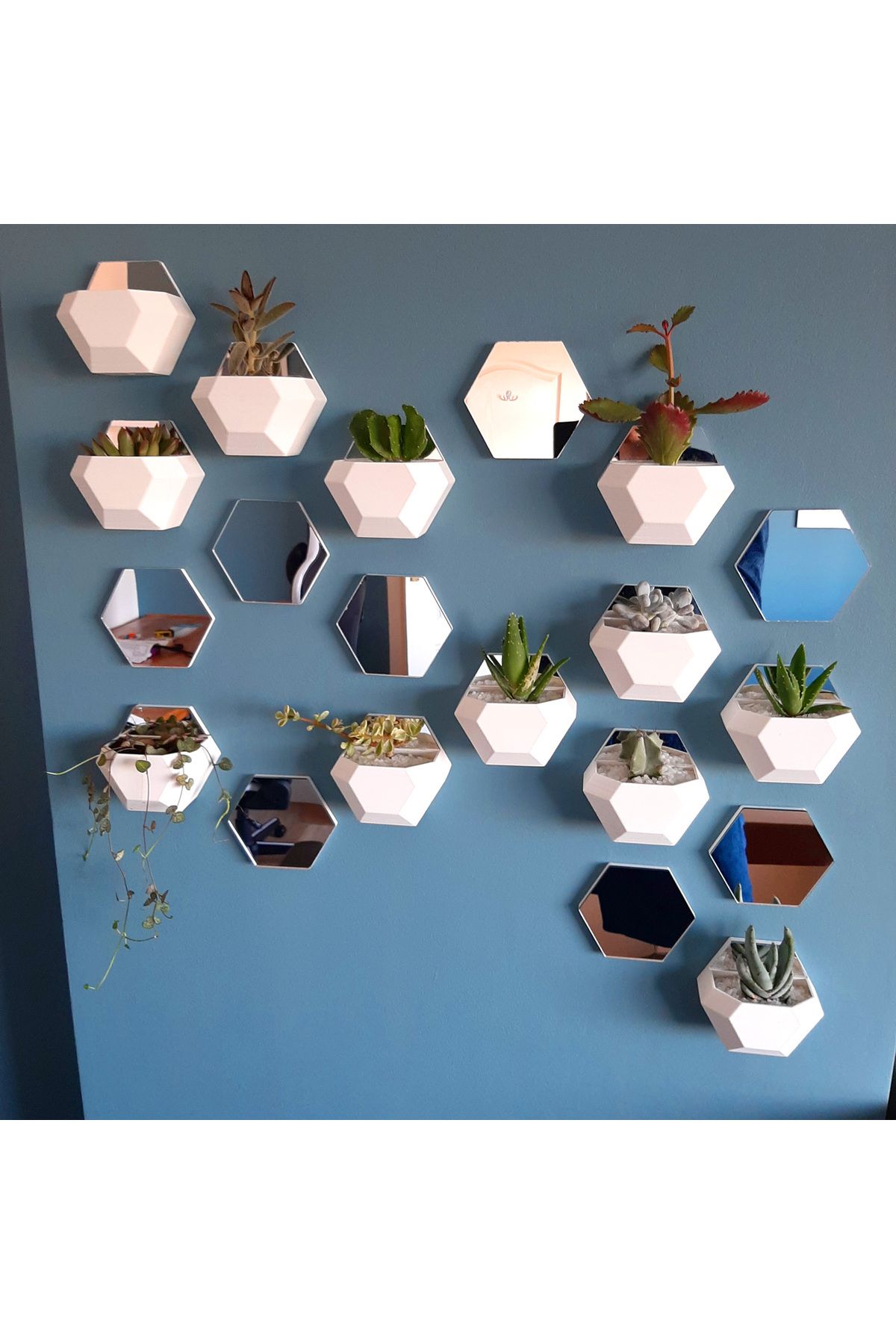 talaşoğlu Karo geometrik duvar ekici