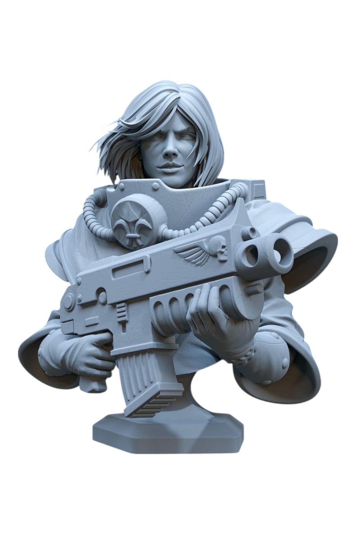 Miyazaki Premium Argenta Büstü | Warhammer 40,000: Rogue Trader Koleksiyonu