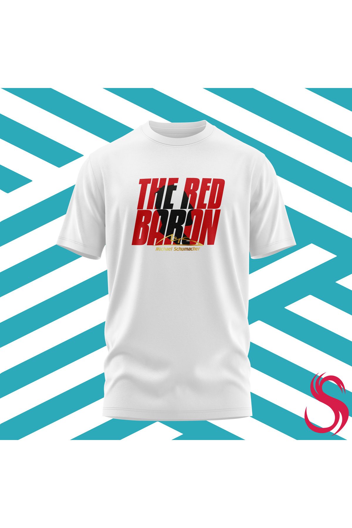 Scudetto T-Shirt Michael Schumacher Red Baron V2 Unisex Tişört