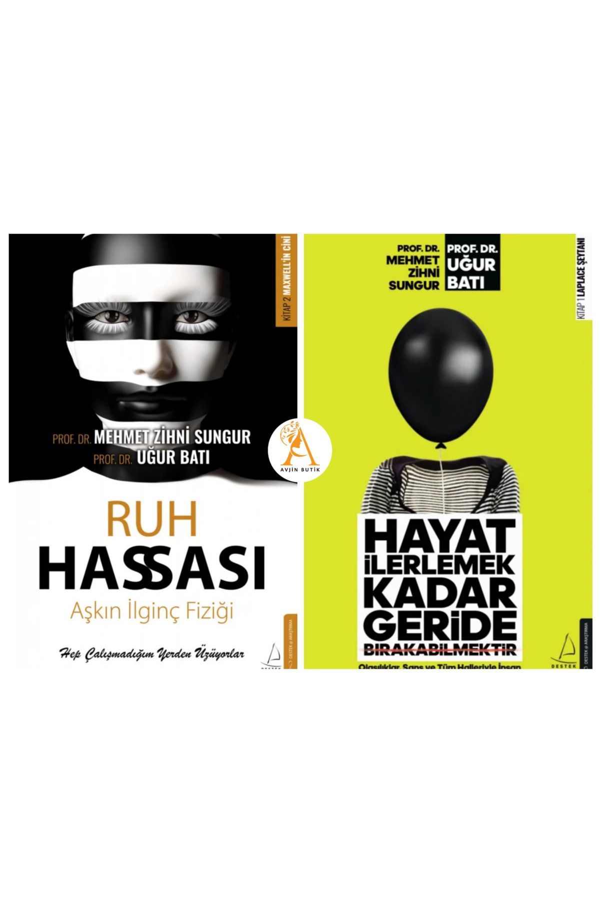 Destek Yayınları Ruh Hassası/Hayat İlerlemek Kadar Geride Bırakabilmektir/Mehmet Zihni Sungur/Uğur Batı/2 Kitap Set