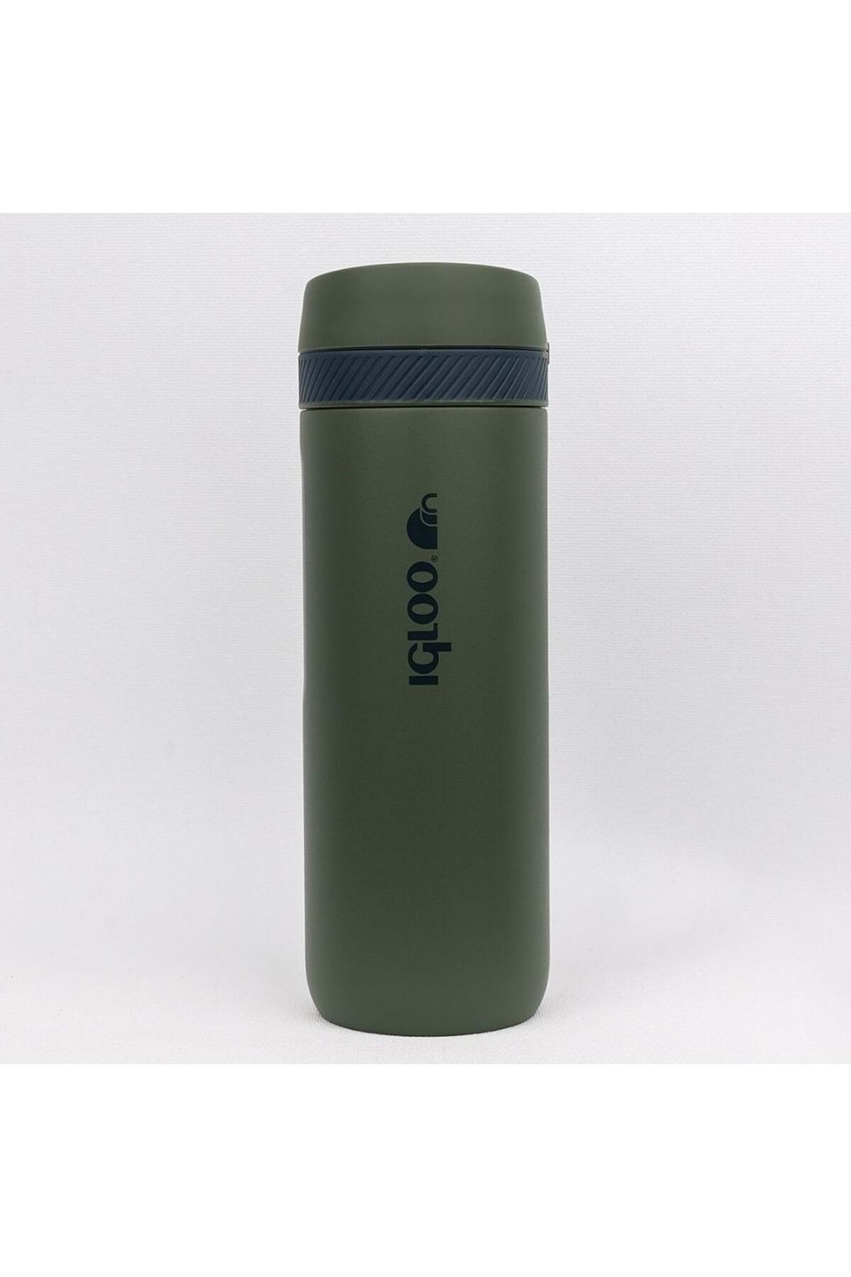 IGLOO-Squid Thermos 600ml Locking Lid Flask Khaki 5
