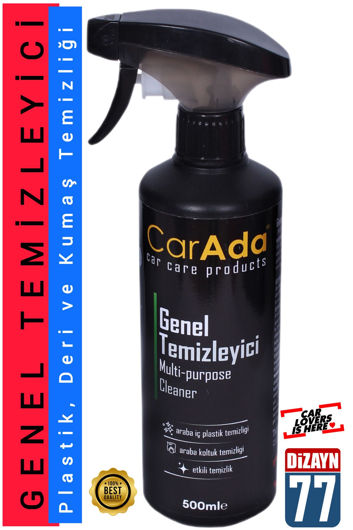 CarAda Detay Temizleyici Araç Içi Temizleyici 500 ml