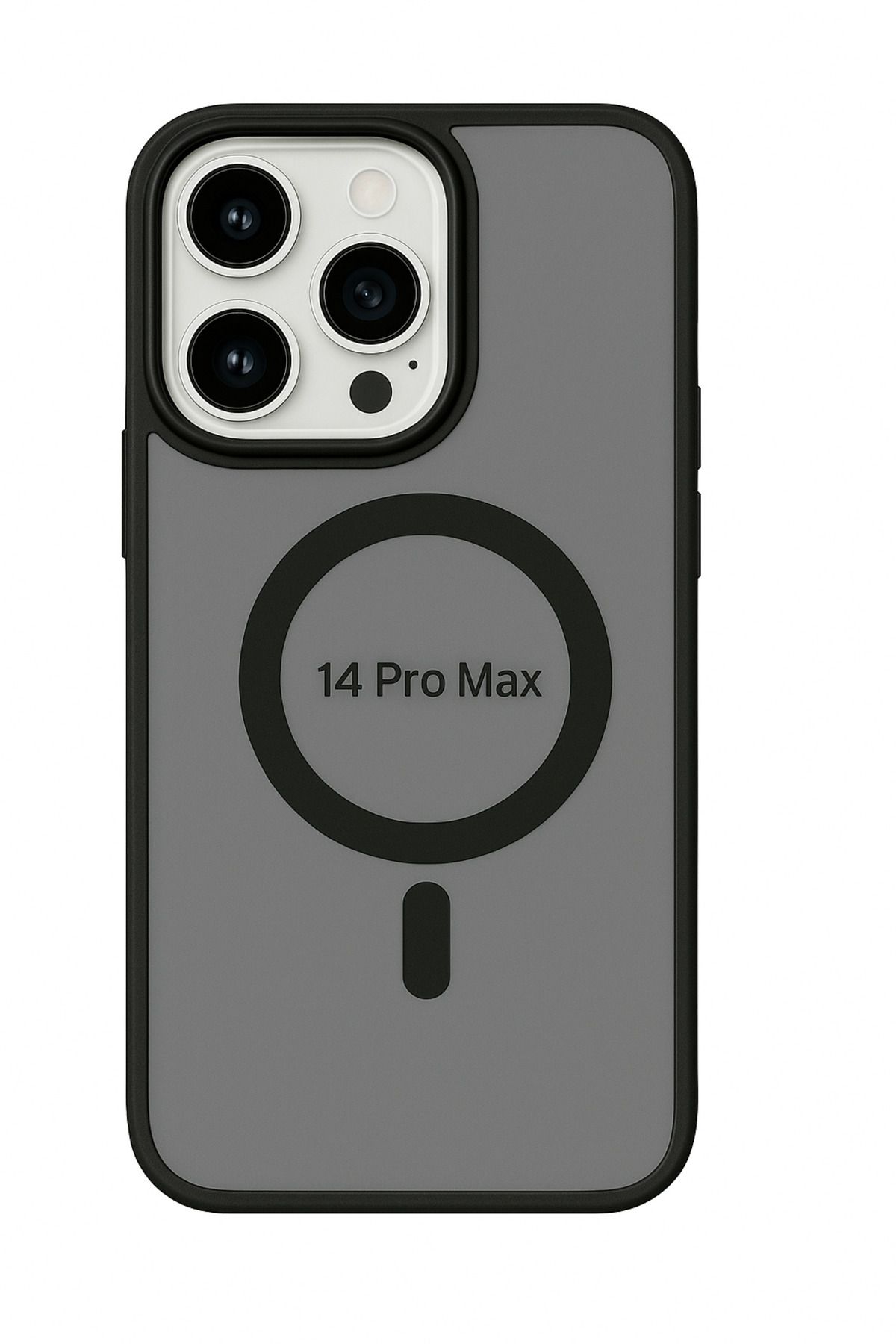 ADR Apple Iphone 14 Pro Max Kılıf Mat Magsafe Şarj Özellikli Darbe Önleyici Hassas Buton Yumuşak Kenar